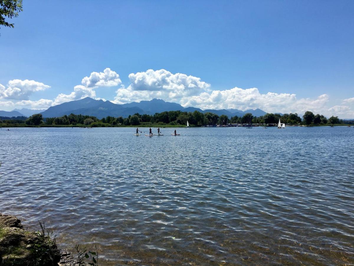 Übersee Ferienwohnung Am Chiemsee מראה חיצוני תמונה